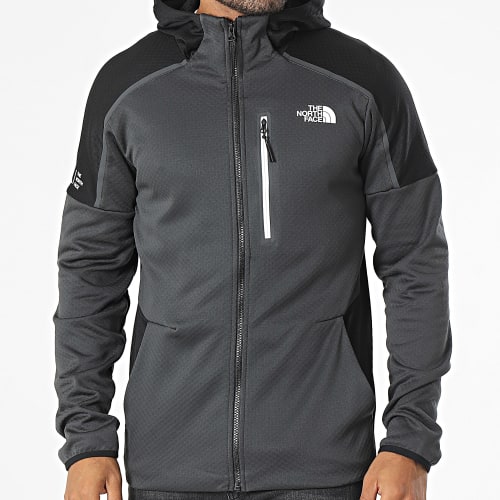 Sweat Capuche Zippé Lab FZ Gris Anthracite