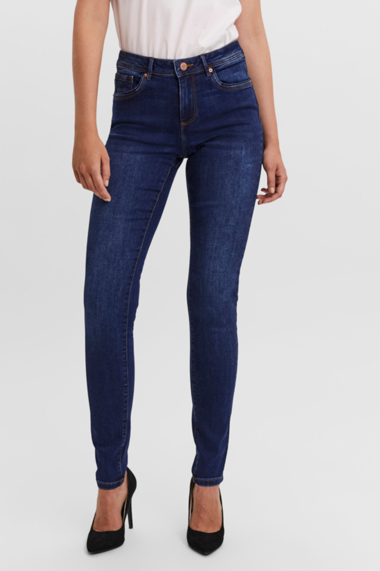 Calça jeans skinny Tanya - Azul