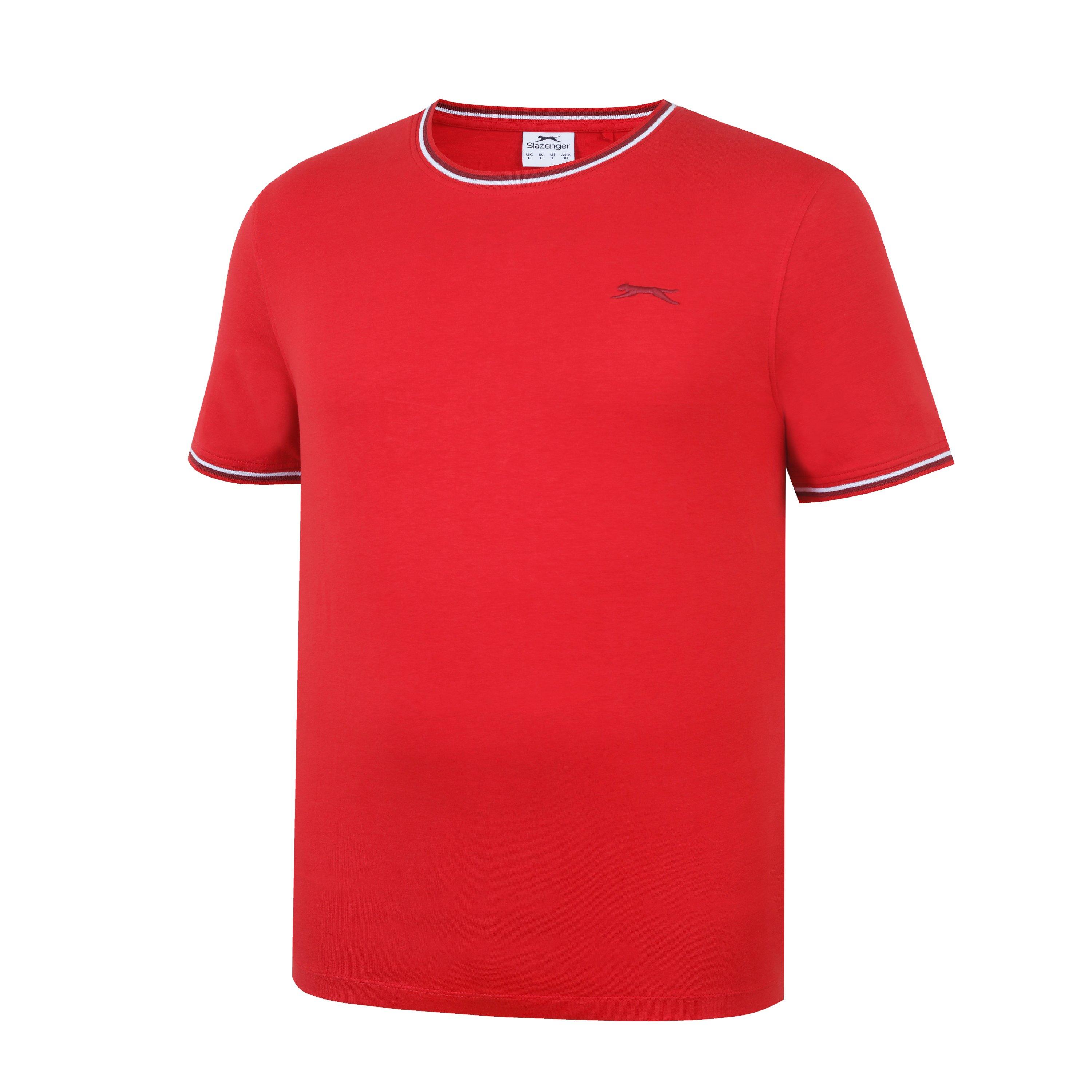 Slazenger Tipped T Shirt Mens