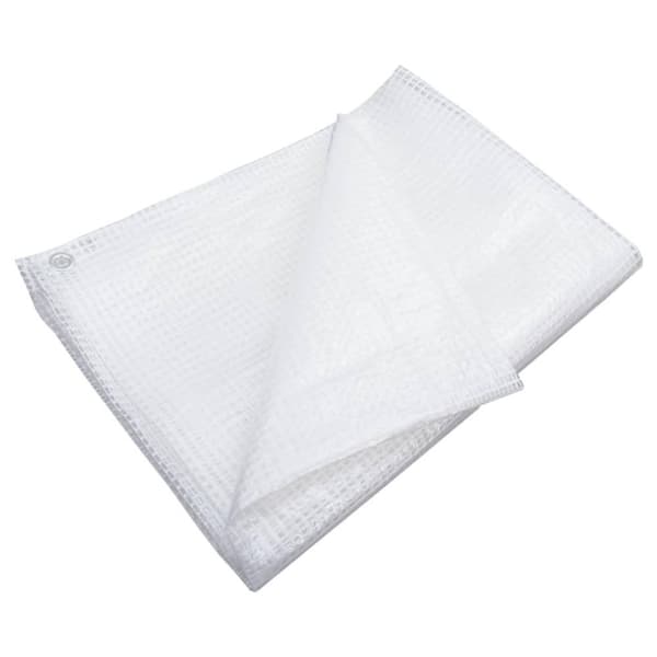 vidaXL Leno-presenning 140 g/m² 8x12 m hvit