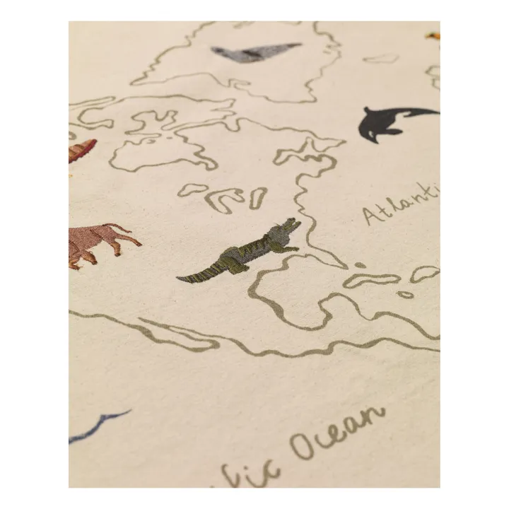 Ferm Living Kids Décoration murale World en coton
