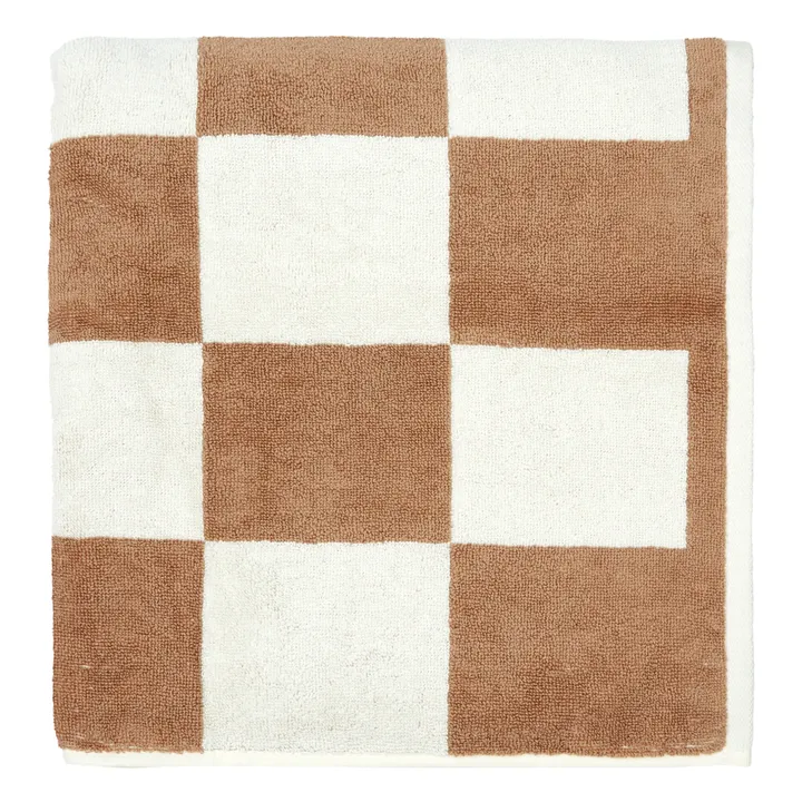 Hay Serviette de bain Check | Capuccino