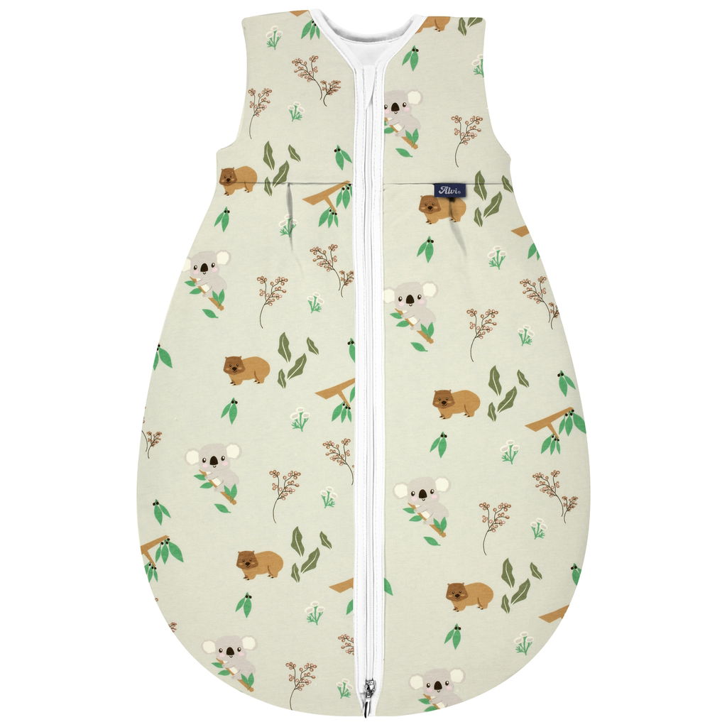 AlviAlvi   Kugelschlafsack BIO Mäxchen Thermo Koalas World 90 cm