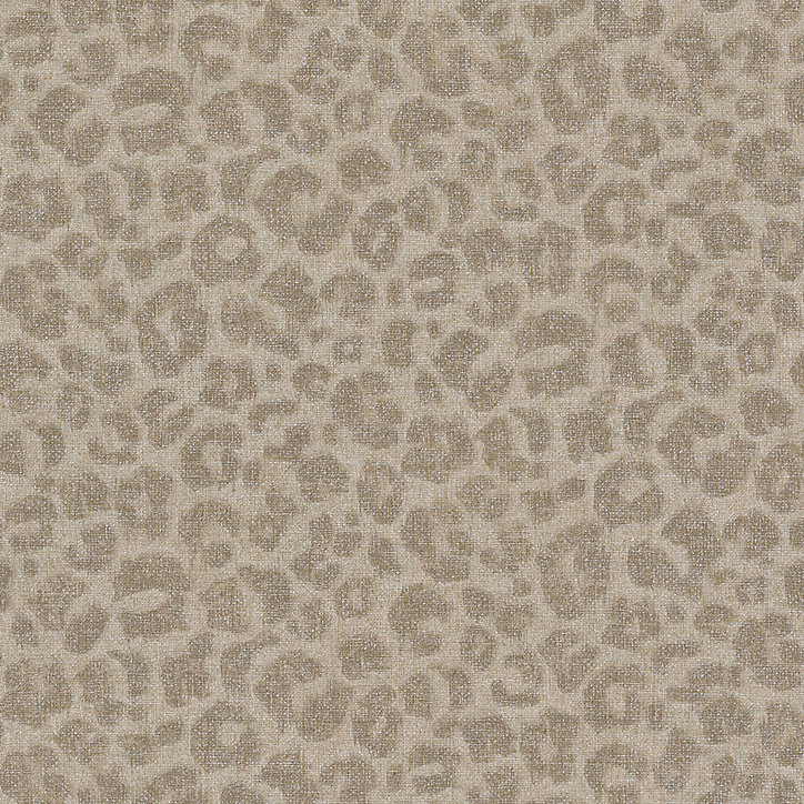 Papier peint Savana vinyle intissé léopard beige foncé