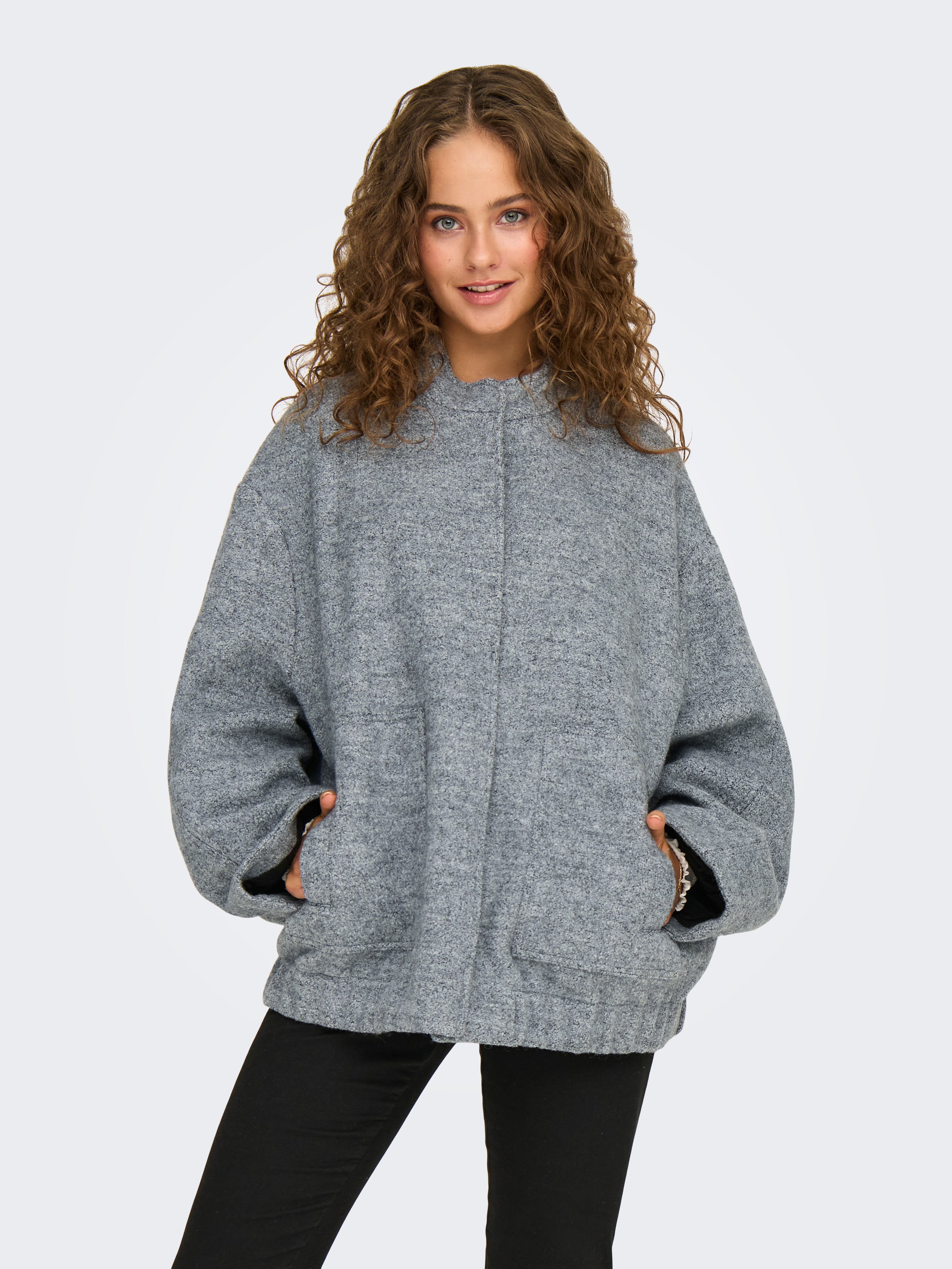 ONLQUINN Blousonjacke Medium Grey Melange
