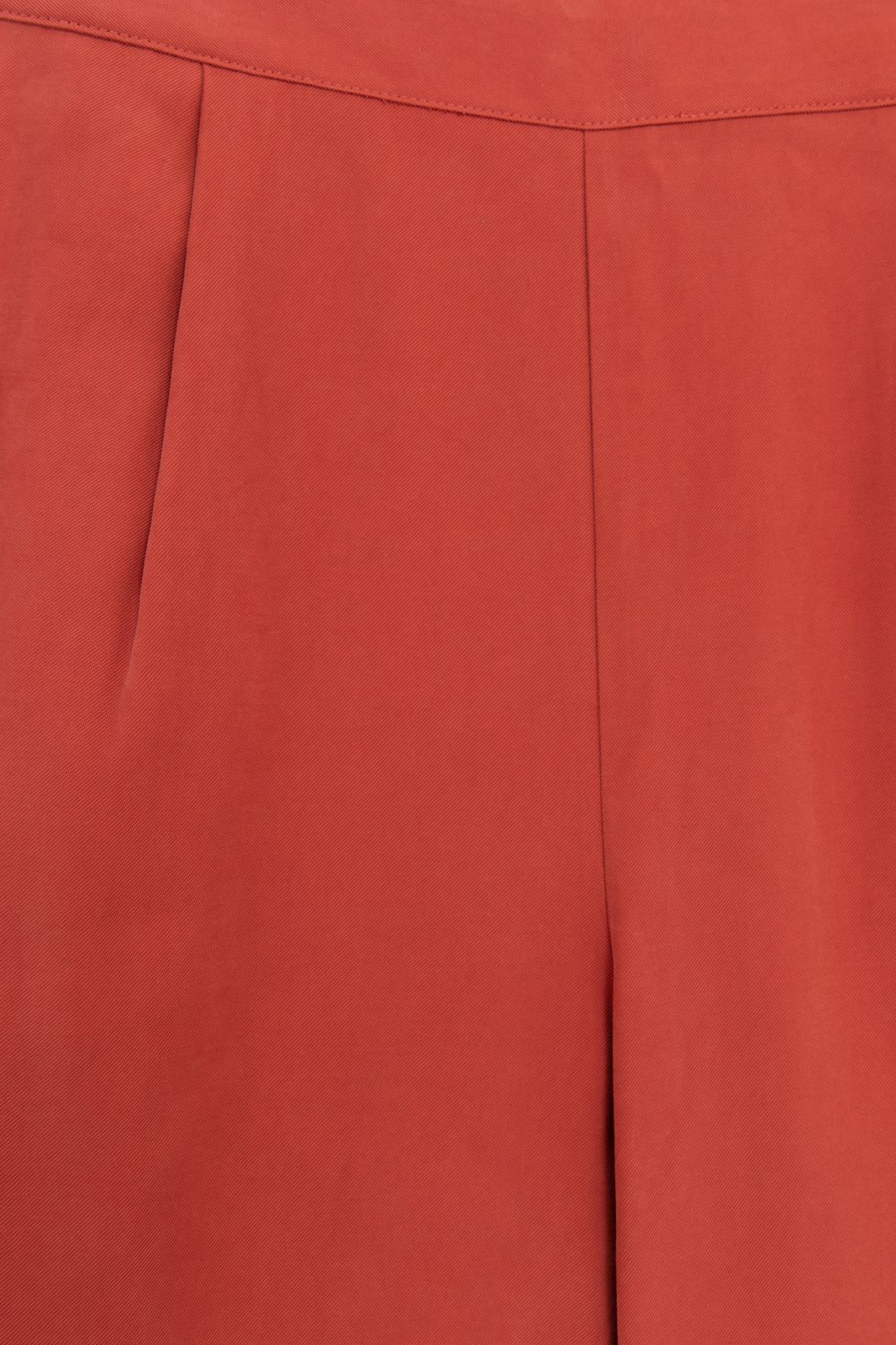 Donkerrode wide leg pantalon