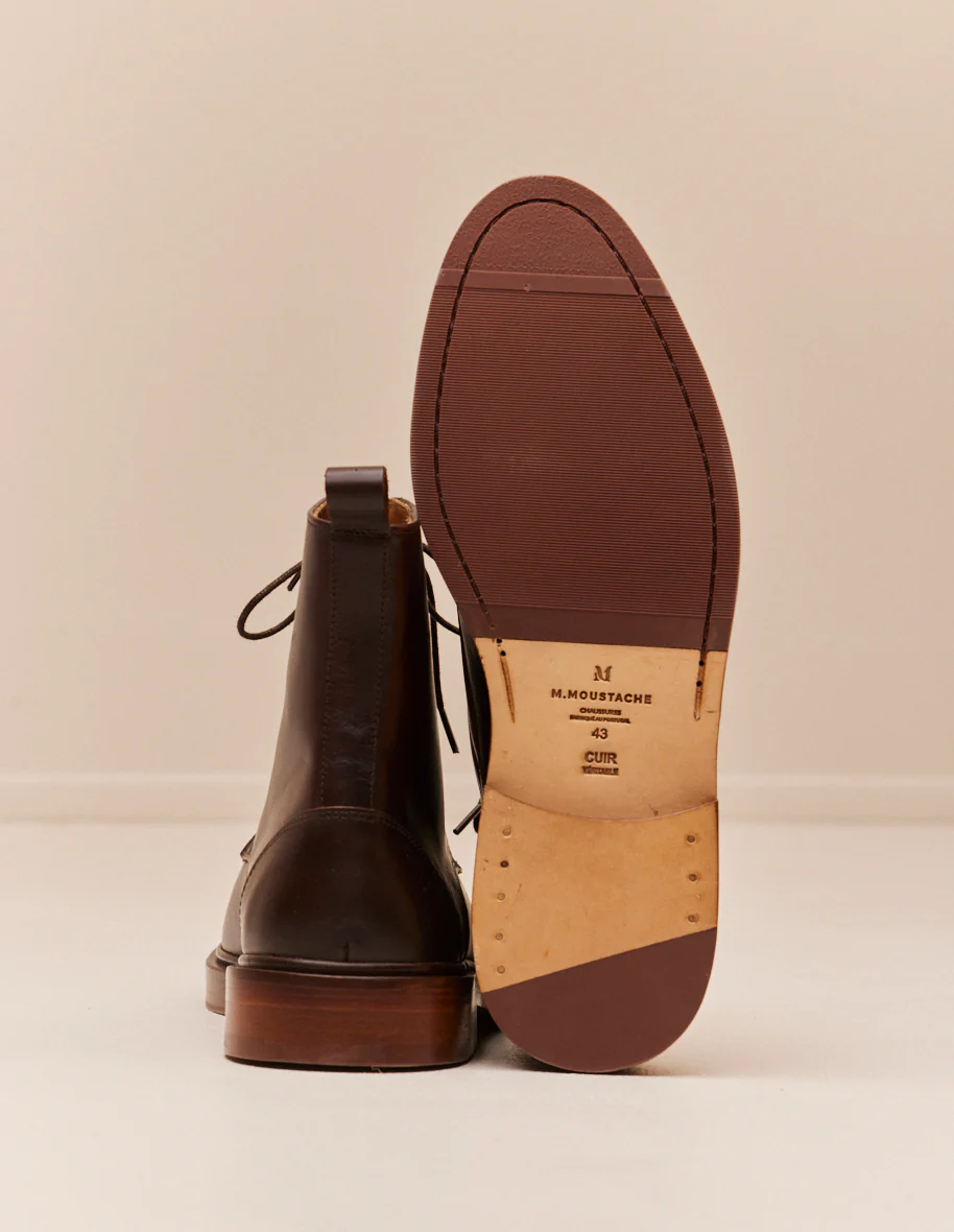 Bottines Timothée - Cuir marron