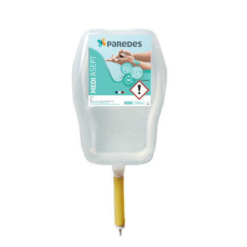 Lotion désinfectante Paredes Medi Asept recharge de 1400ml