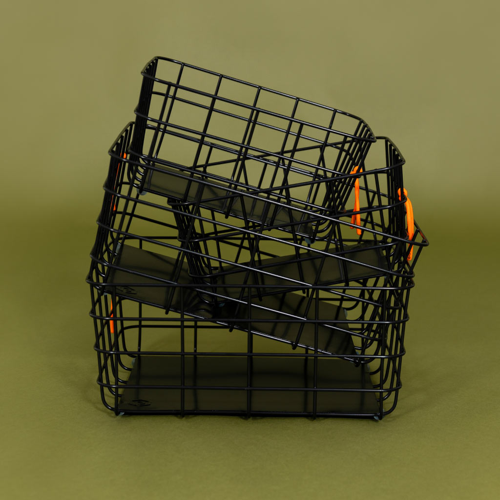 Popstrukt groot mand Waffle - Black Black
