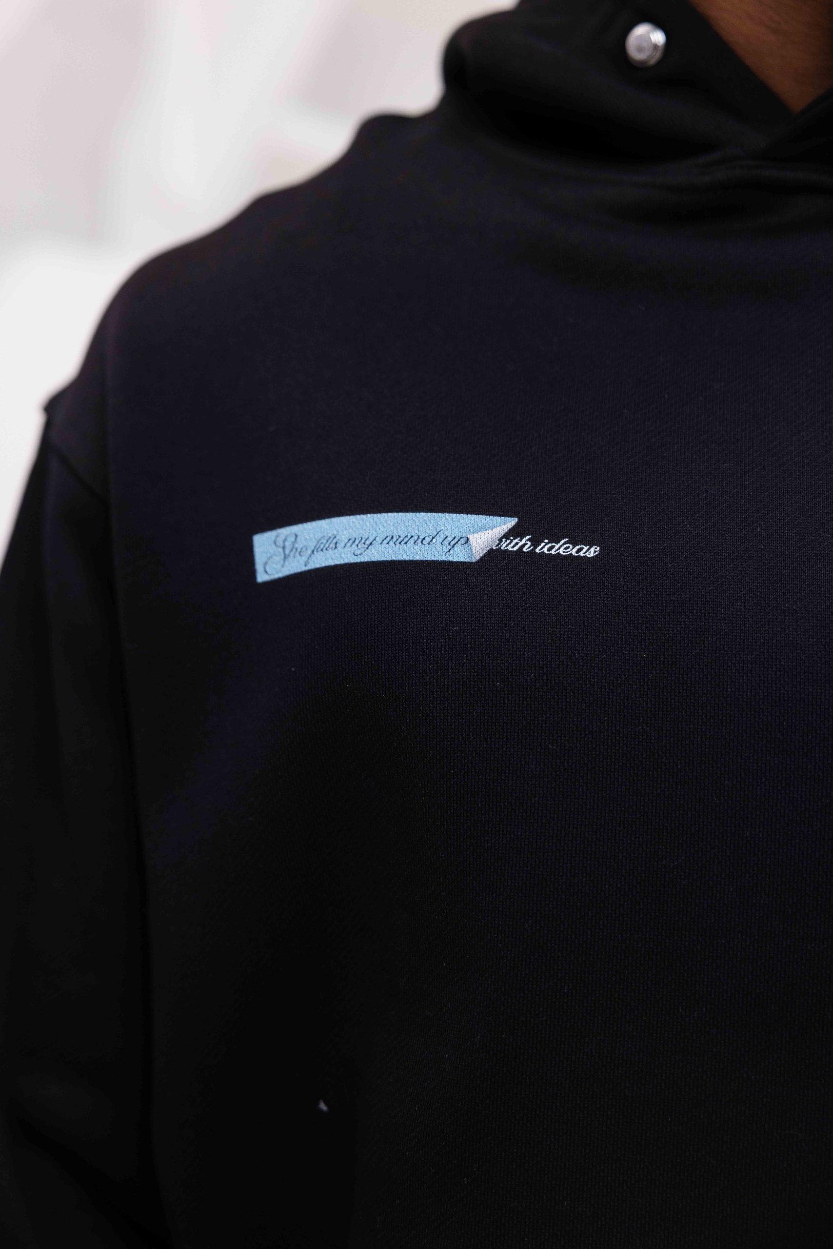 Jorcustom Angel 2.0 Oversized Hoodie Heren Zwart