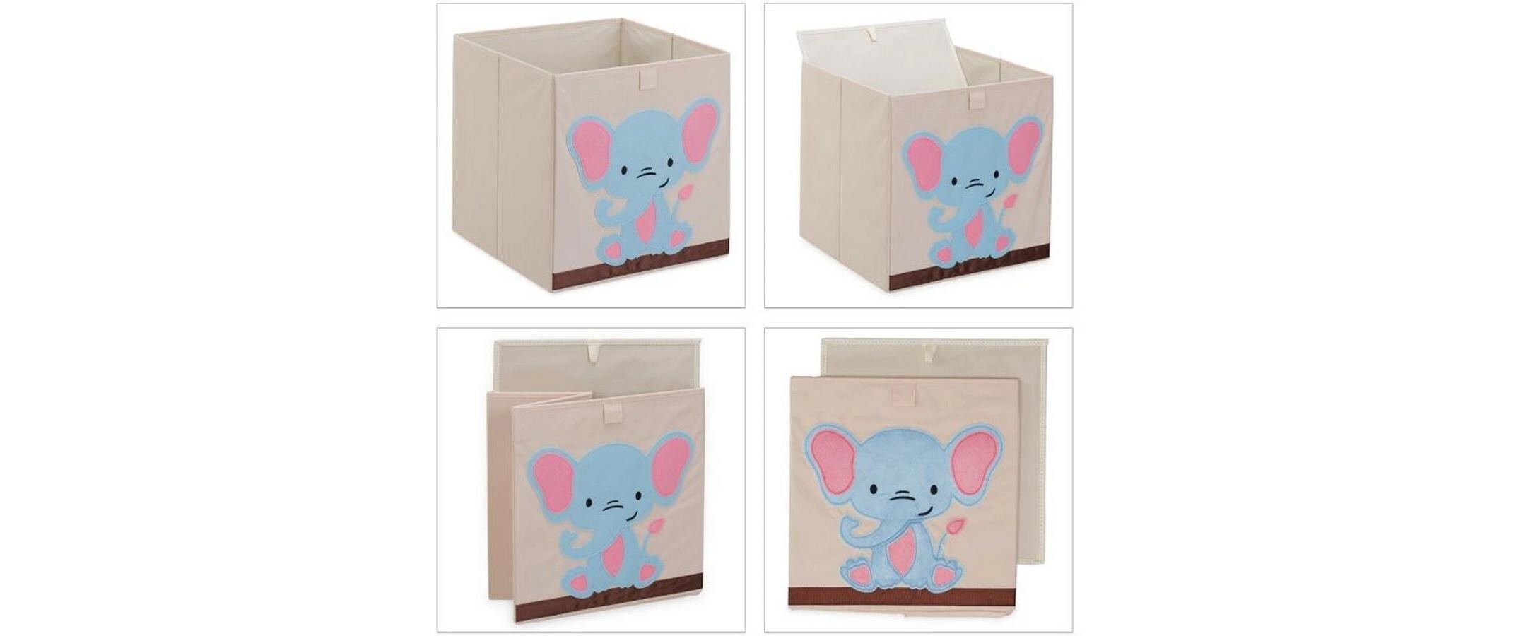 Spielzeugbox ElefantFaltbare Aufbewahrungsbox für das Kinderzimmer