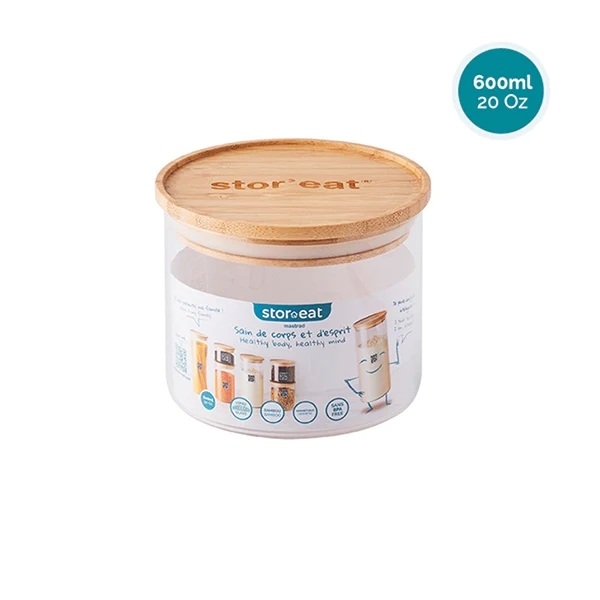 Bocal connecté en verre STOR'EAT 600 ml Mastrad
