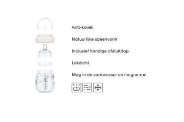 Mepal Mio babyfles 165 ml Little Dutch - Little Goose