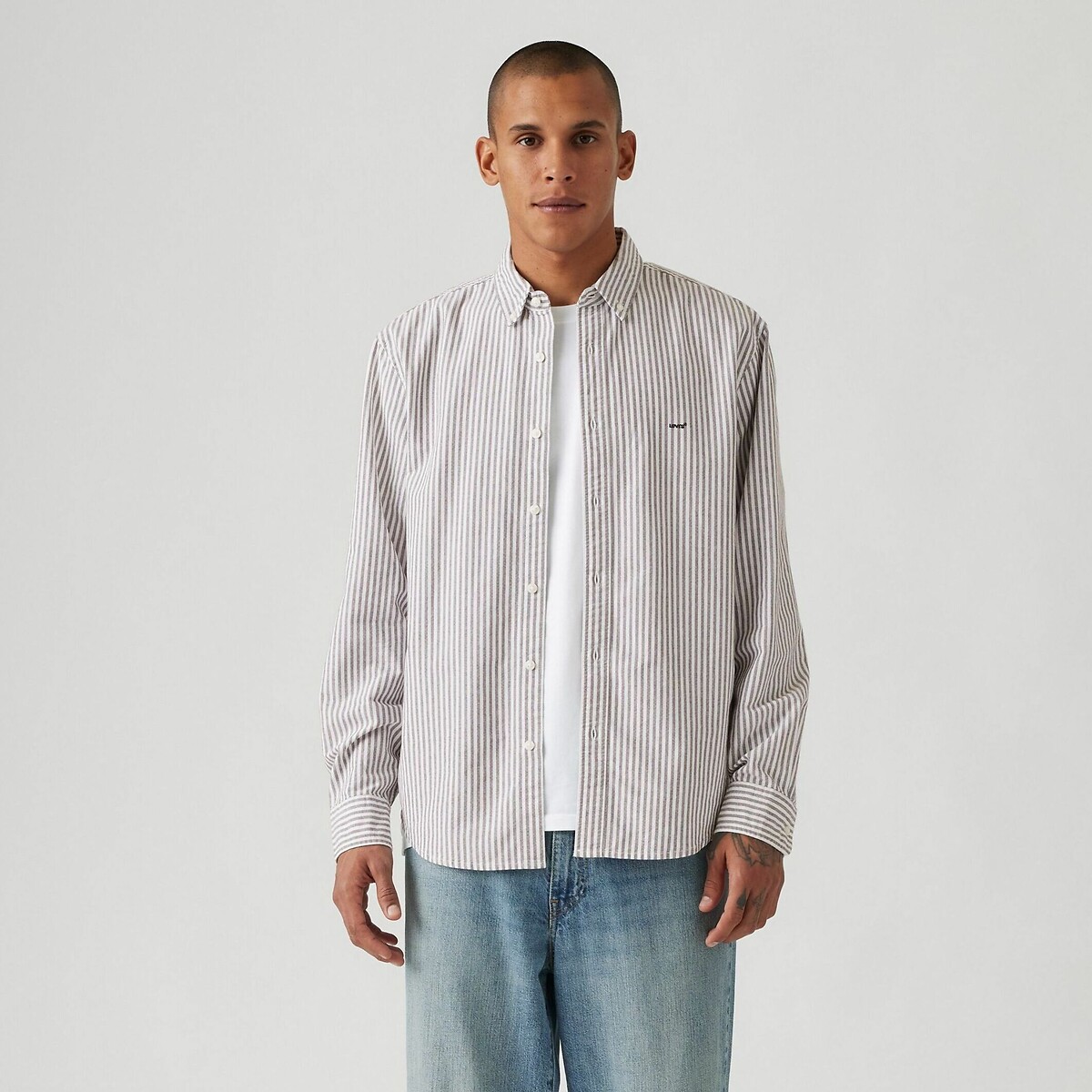 LEVI'S<br>Bainha Oxford Relaxada com botão kraag