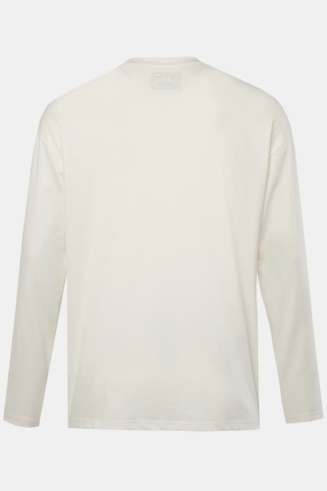 STHUGE Basic Langarmshirt, oversized, bis 8 XL