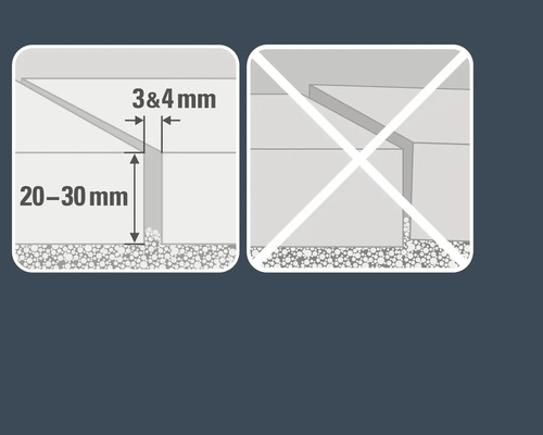 FLAIRSTONE leg- en nivelleringssysteemset voor terrastegels (set = 10 tegeldragers)