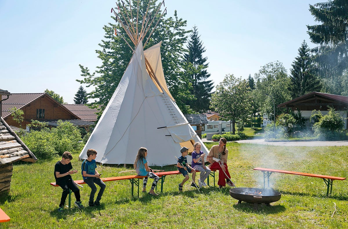 Übernachtung im Tipi für 4 Neureichenau