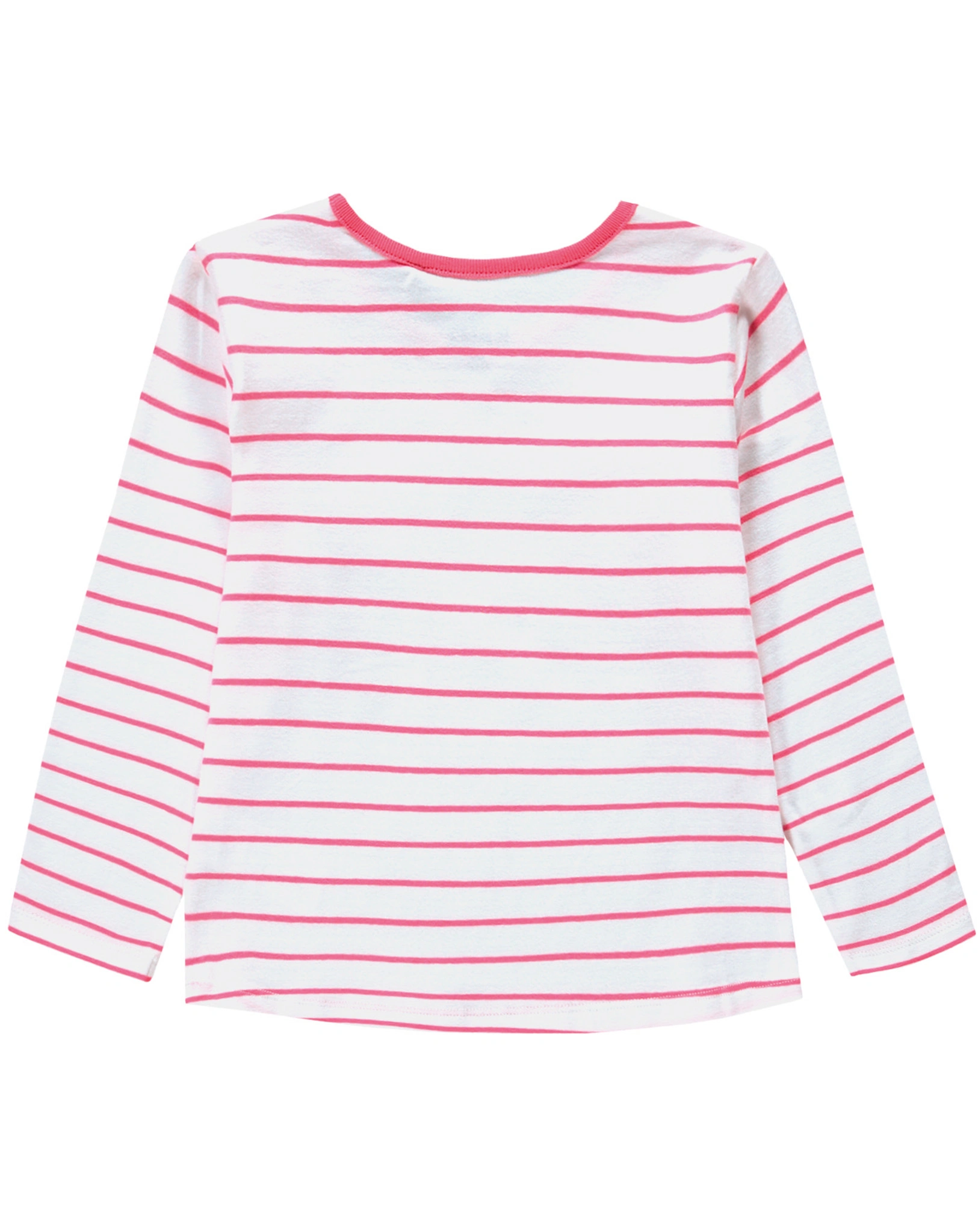Langarmshirt SPRINGTIME gestreift in koralle