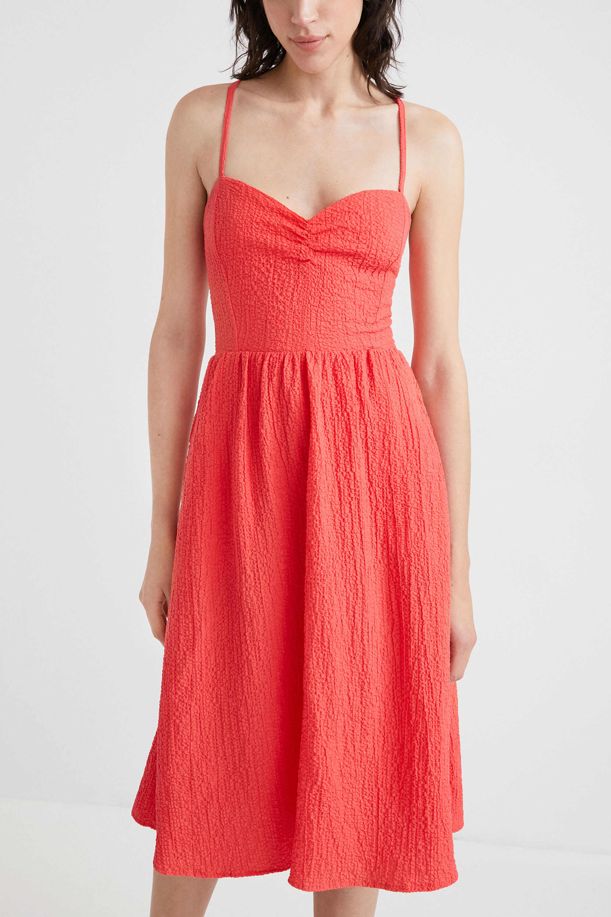 Robe midi évasée