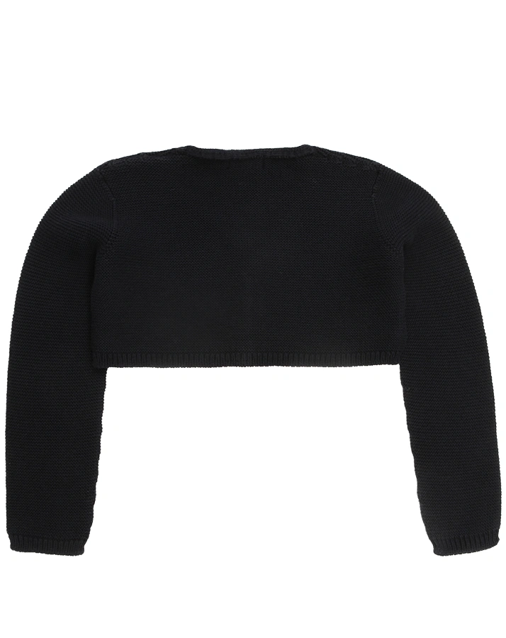 Strickbolero in marine
