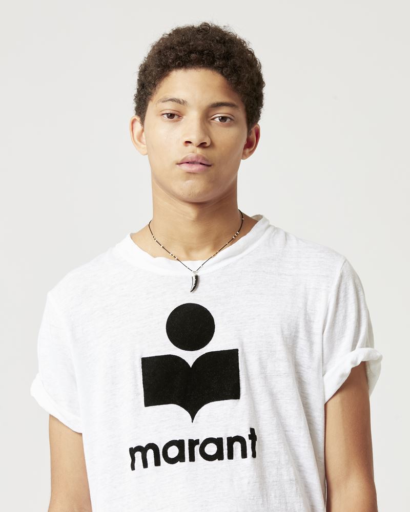 TEE-SHIRT EN LIN À LOGO KARMAN