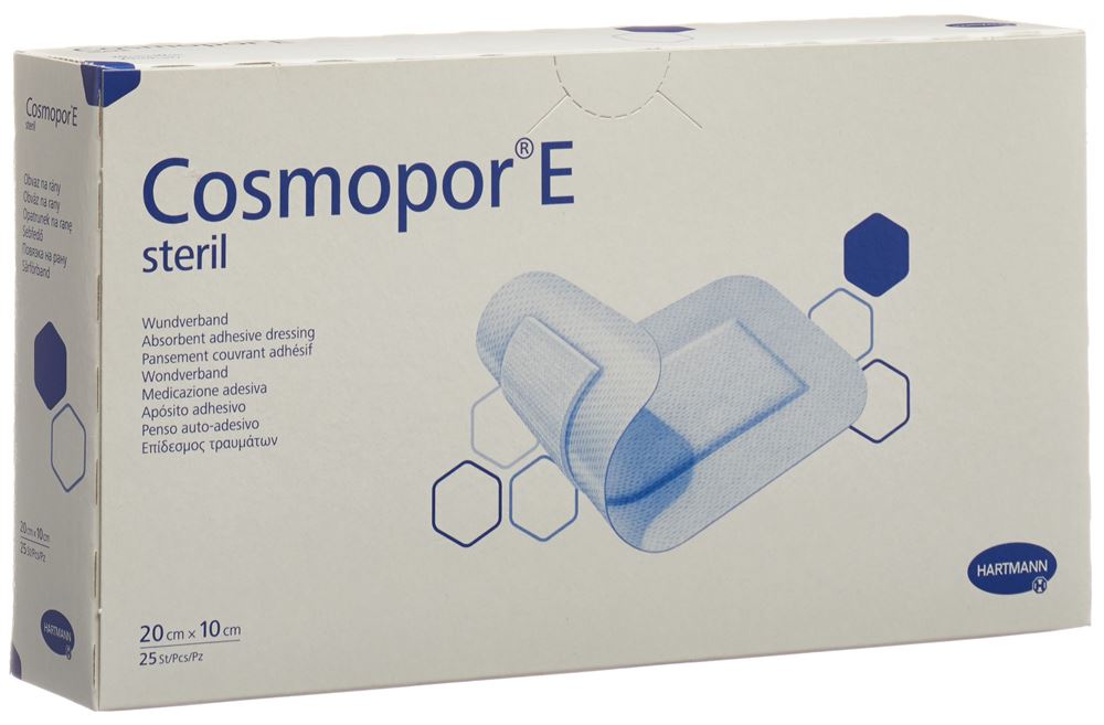 COSMOPOR Schnellverband<br>25 Stück, 20cmx10cm, steril