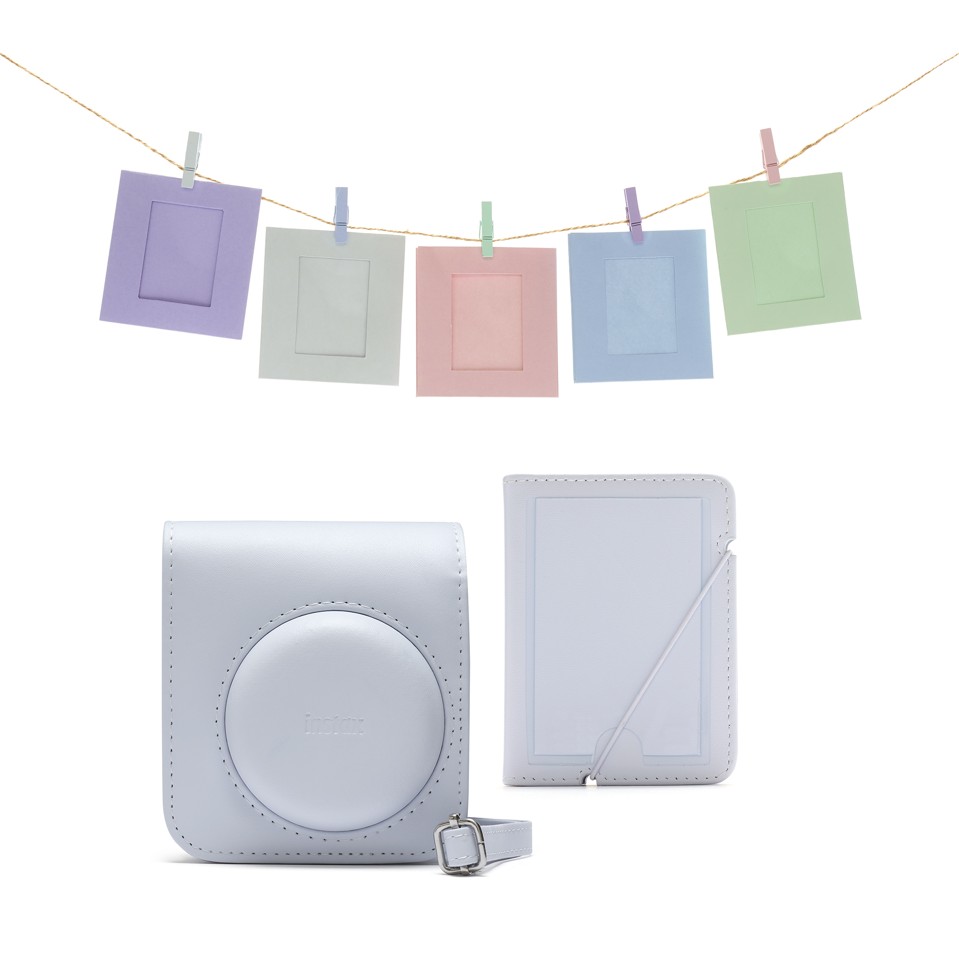 Fuji - Instax Mini 12 Instant Camera - Clay White