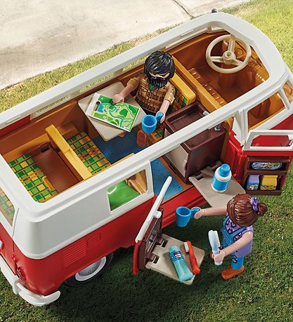 Playmobil - Volkswagen T1 Camping Bus - 70176 - 74 Dele