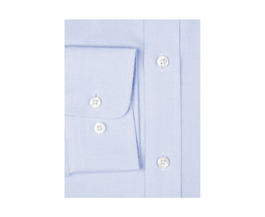 Chemise bleu ciel Oxford double fil uni - OTTAVIO