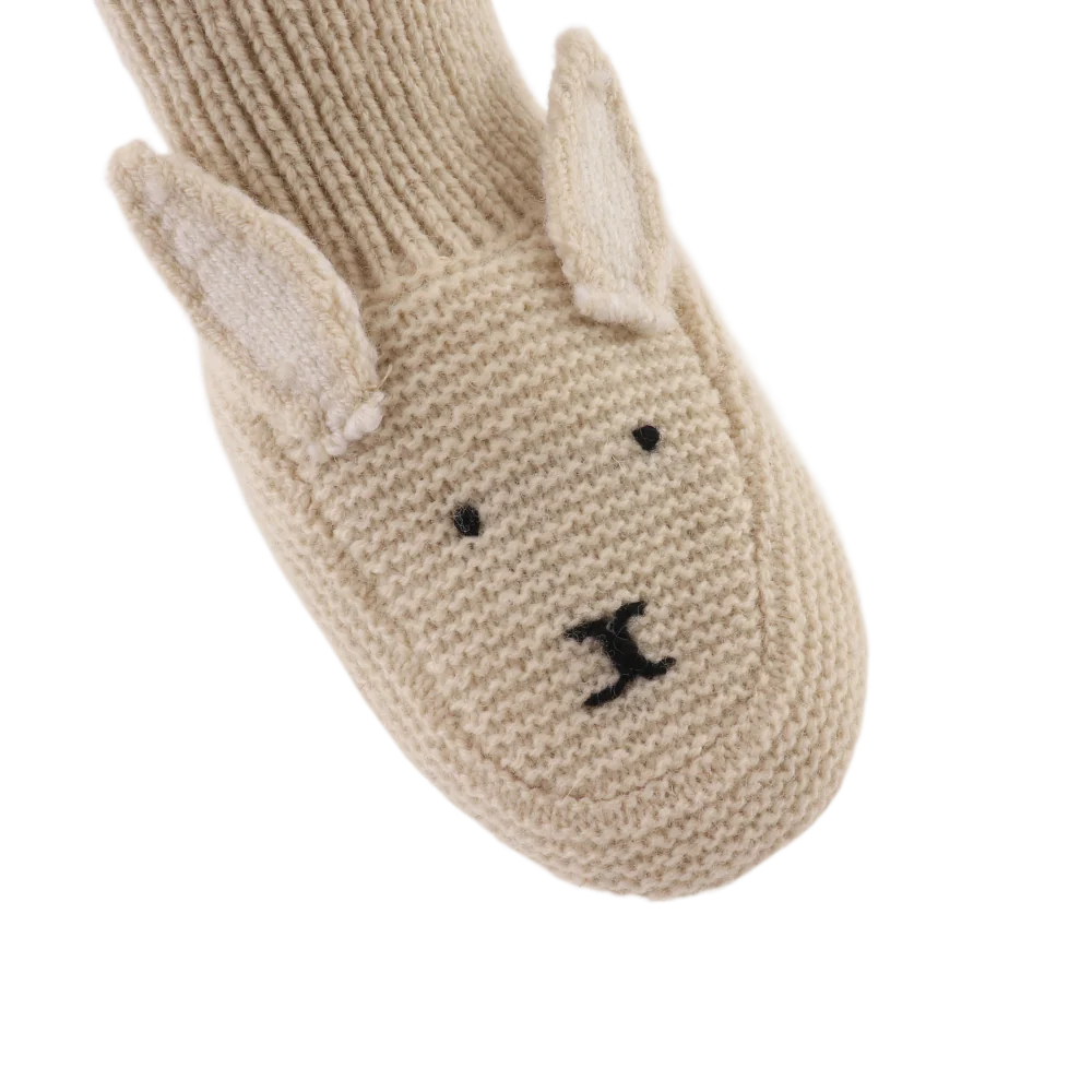 Maicer Merino Wool Booties | Bunny | Soft Sand