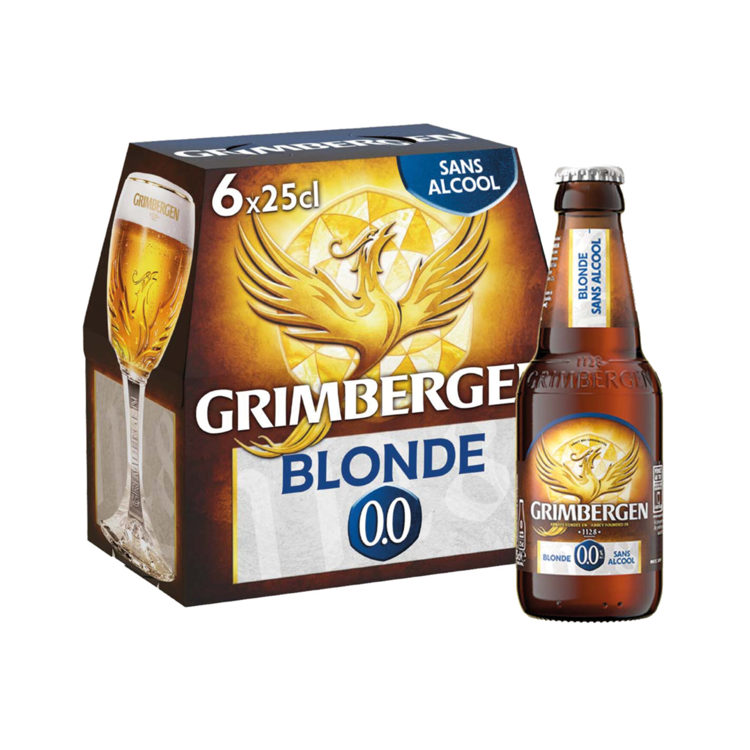 Grimbergen 0.0% Bier Alkoholfrei 6x25cl -150cl