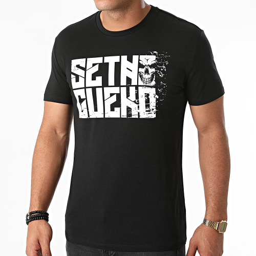 Tee Shirt Logo Skull Noir Blanc