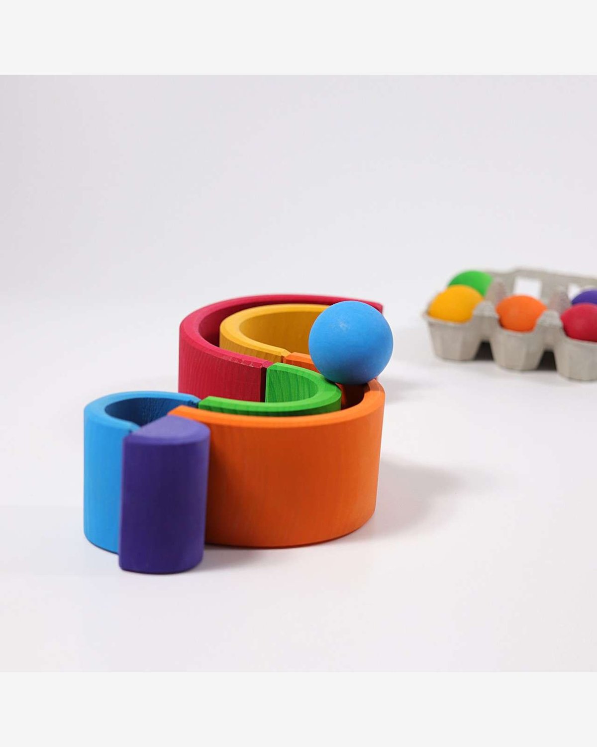Regnubue Medium Orginal – Stableleke i Tre | Montessori Leker