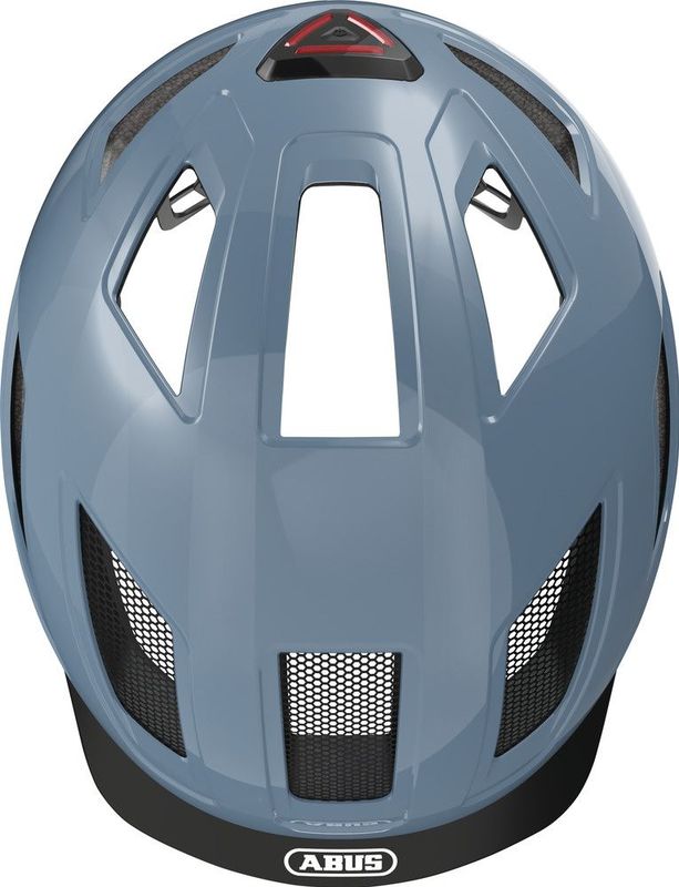 ABUS Hyban 2.0 Fietshelm - Glacier Blue - Robuust ABS - LED Achterlicht