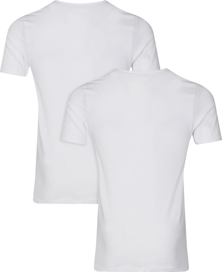 JBS JBS 2-pack t-shirt O-neck GOTS Hvid