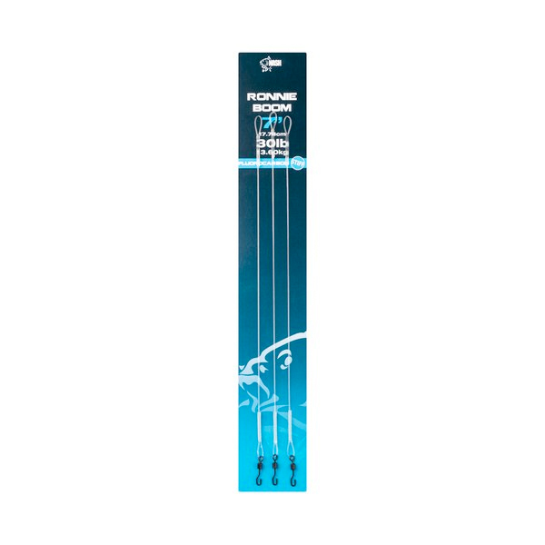 Bas de ligne Nash Fluoro Ronnie Rig Boom (3 pcs)