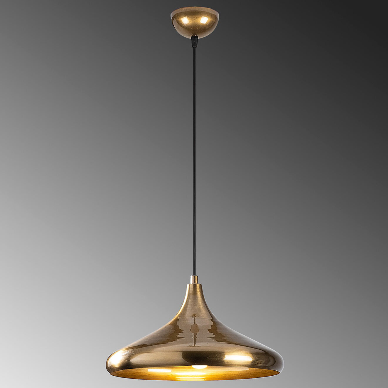 Opviq Suspension Berceste doré - 35x35x116cm