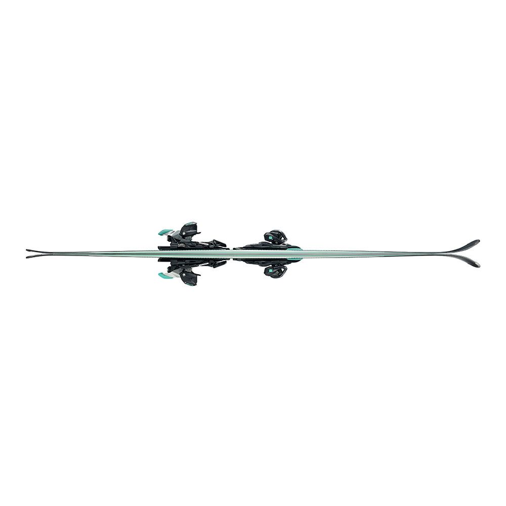 Nordica BELLE DC 78 - Skis all mountain + Fixatons TP2 LIGHT 11 FDT90 black/teal Femme black/teal/tbd