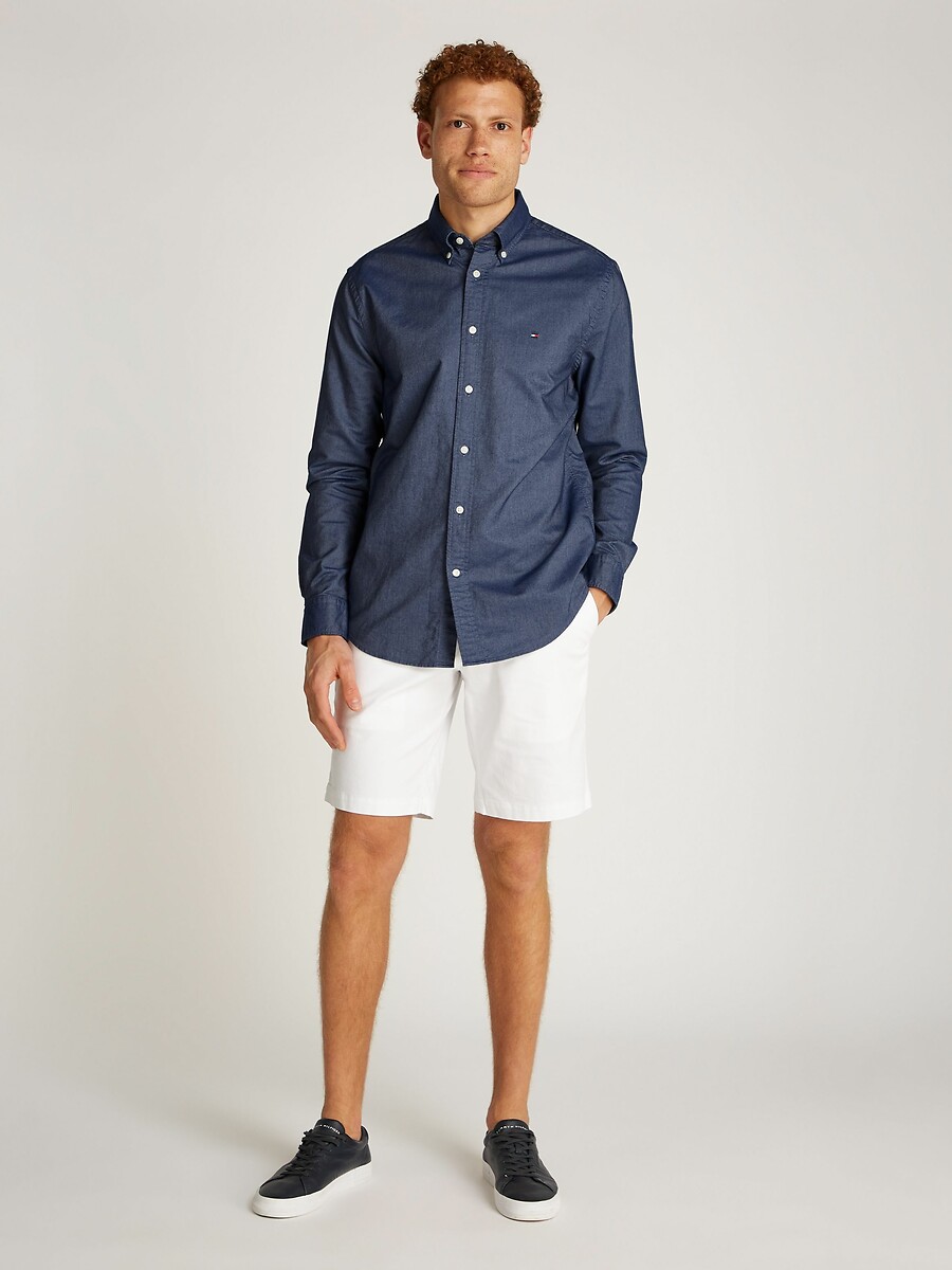TOMMY HILFIGER<br>Camisa Oxford reta
