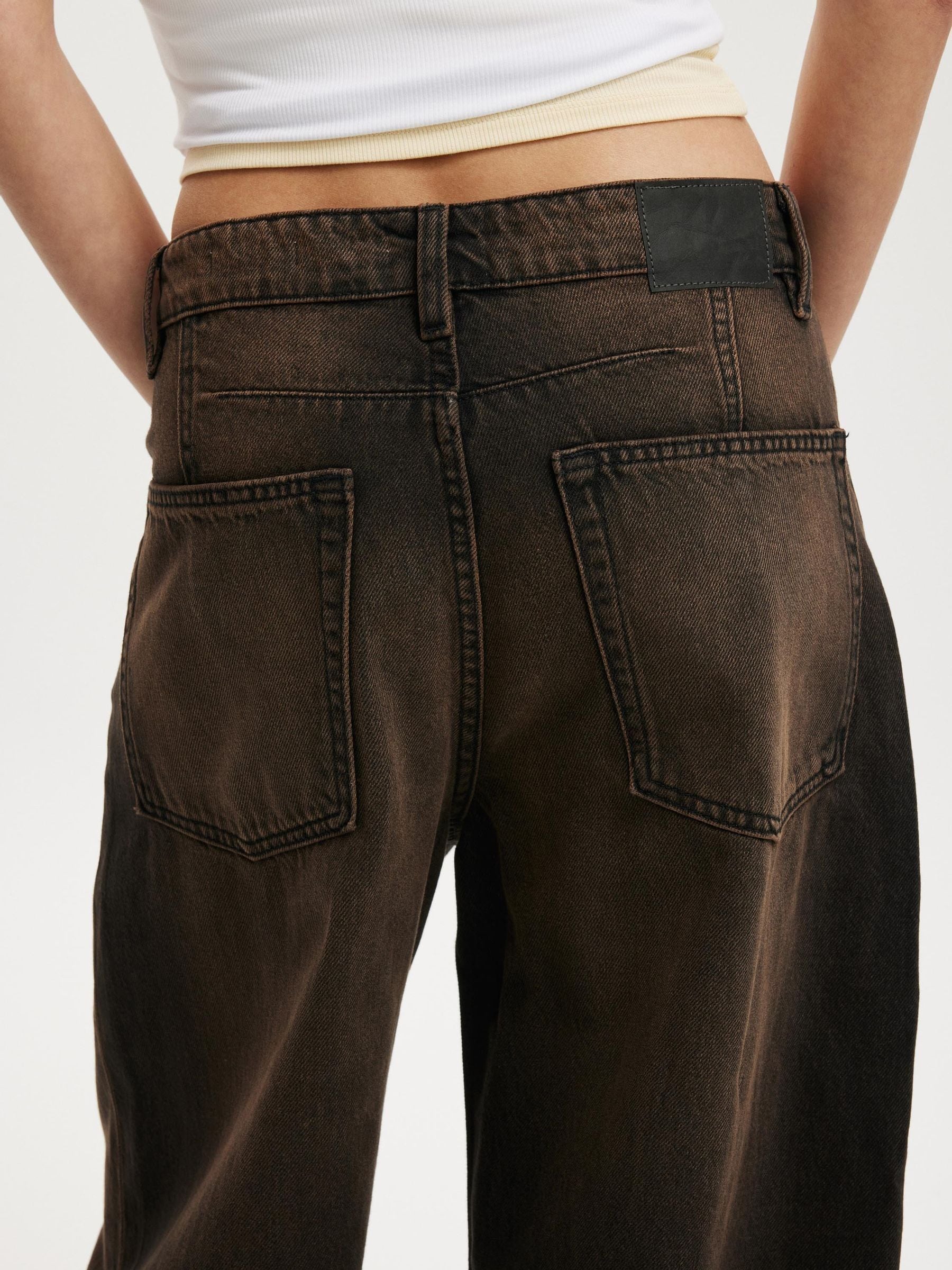 Zwart - Cotton On Barrel Jeans
