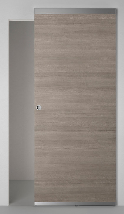 Coquille de tirage rond chrome satiné Ø48mm