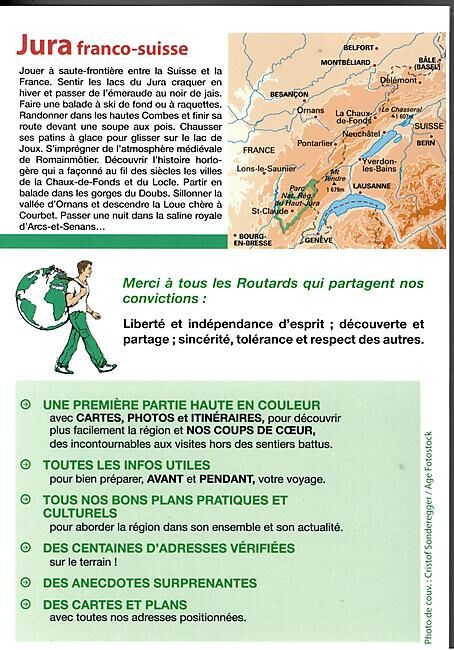HACHETTE - ROUTARD JURA FRANCO SUISSE