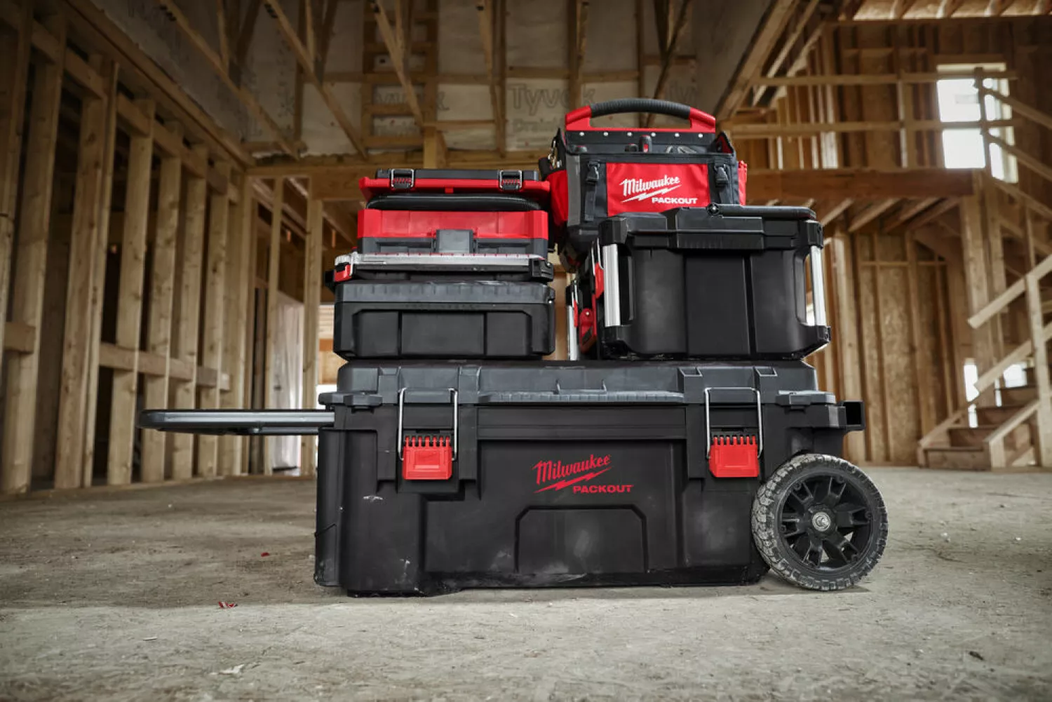 Milwaukee 4932478161 Packout Gereedschapskist op wielen