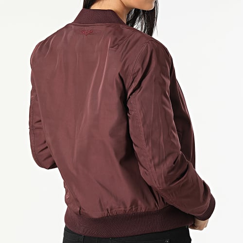 Veste Bomber Femme Original Bordeaux