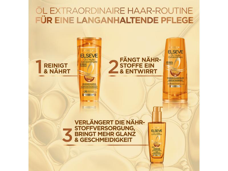 L'Oréal Elsève Haaröl Öl Extraordinaire kostbare Blütenöle Pflegendes Öl mit kostbaren Blütenölen für genährtes Haar