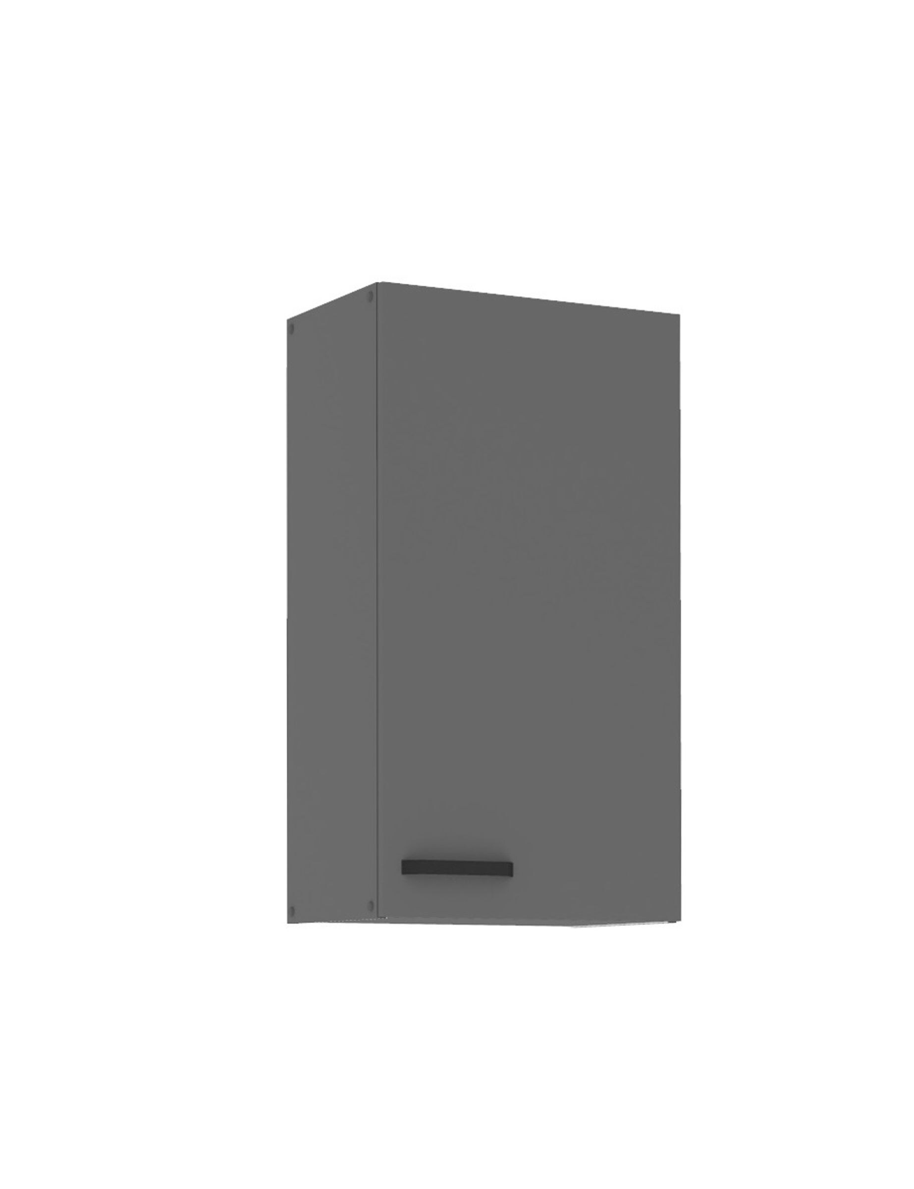 Küche NESSA Hängeschrank 50 cm Anthrazit Küchenzeile Küchenblock Einbauküche