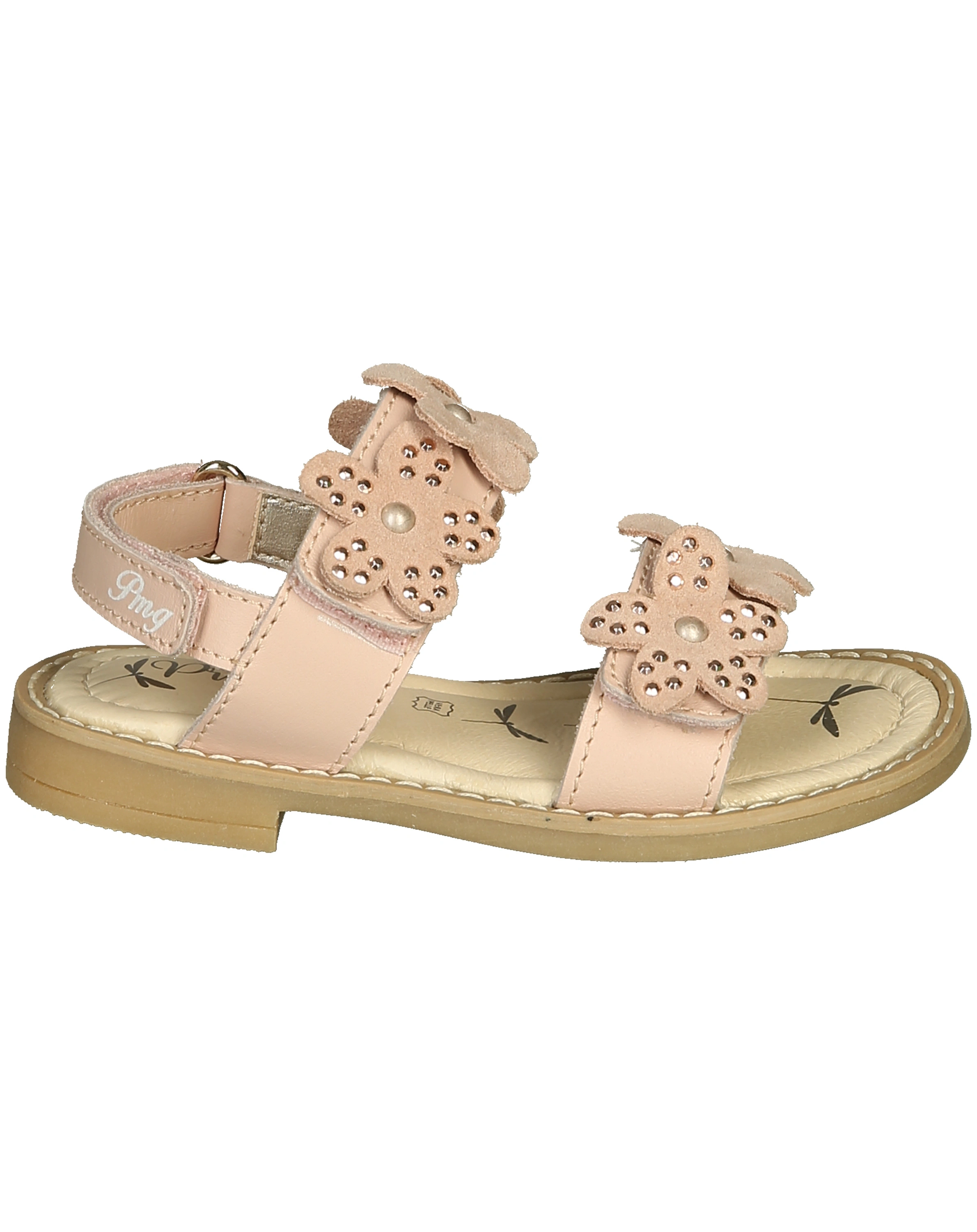 Klett-Sandalen FLEUR in nude