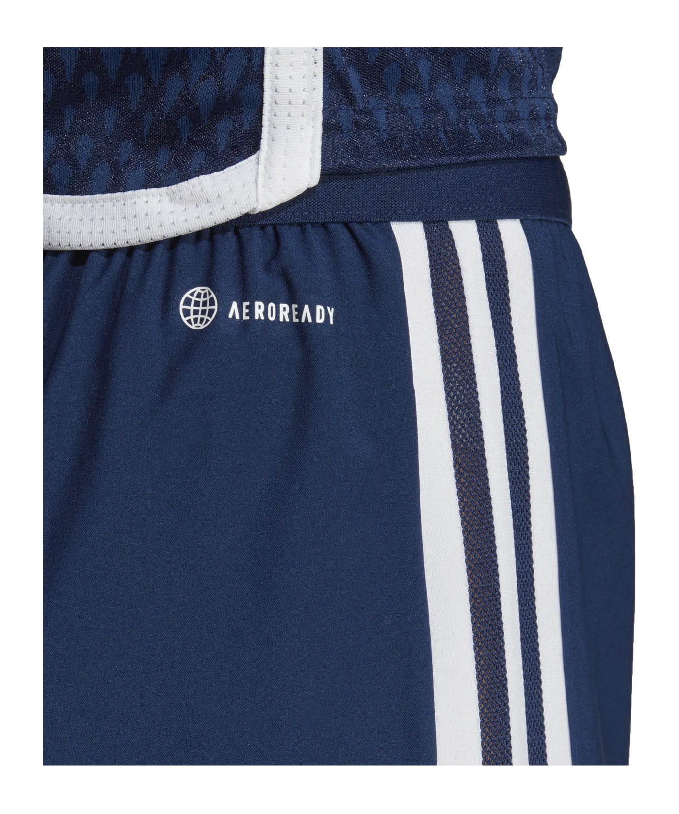 adidas Tiro 23 Competition Match Short Damen Blau Weiss