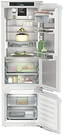 LIEBHERR EB-Kühl-Gefrierkombination ICBdi5182-20, 256 Liter, Weiß, Edelstahl, Rechts, Standardtiefe, Freistehend, Automatisch, Kompressor, 128 Liter Kühlraum