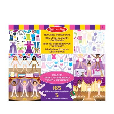 Melissa & Doug Klistremerkesetter Gjenbrukbar 6-Pack